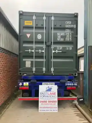 Container delivered to any UK address for self loading